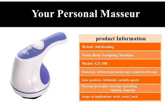 Imported Electric Handheld Full Body Massager Portable Pain Relief