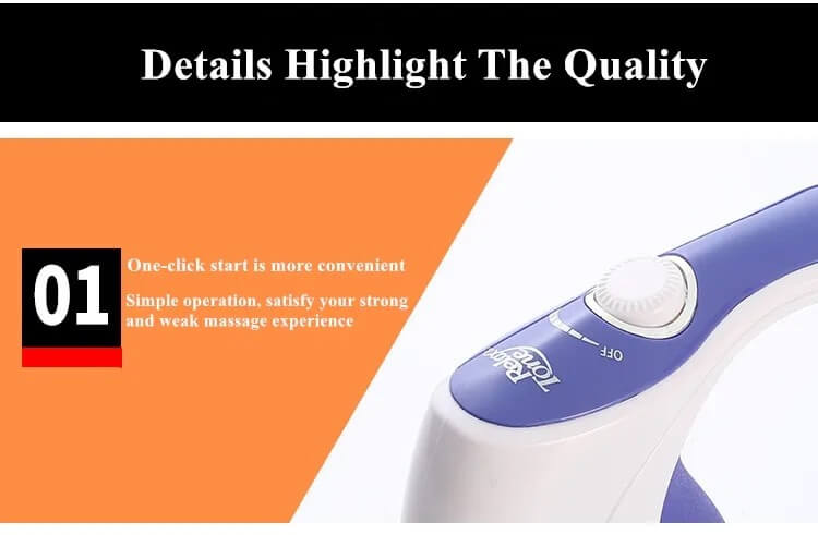 Imported Electric Handheld Full Body Massager Portable Pain Relief