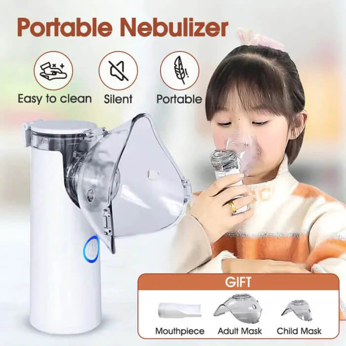 ✨ Mesh Portable Nebulizer Machine For Kids And Adults Mini Inhaler Nebulizer 🌬️