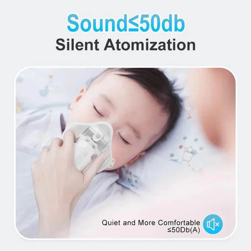 ✨ Mesh Portable Nebulizer Machine For Kids And Adults Mini Inhaler Nebulizer 🌬️