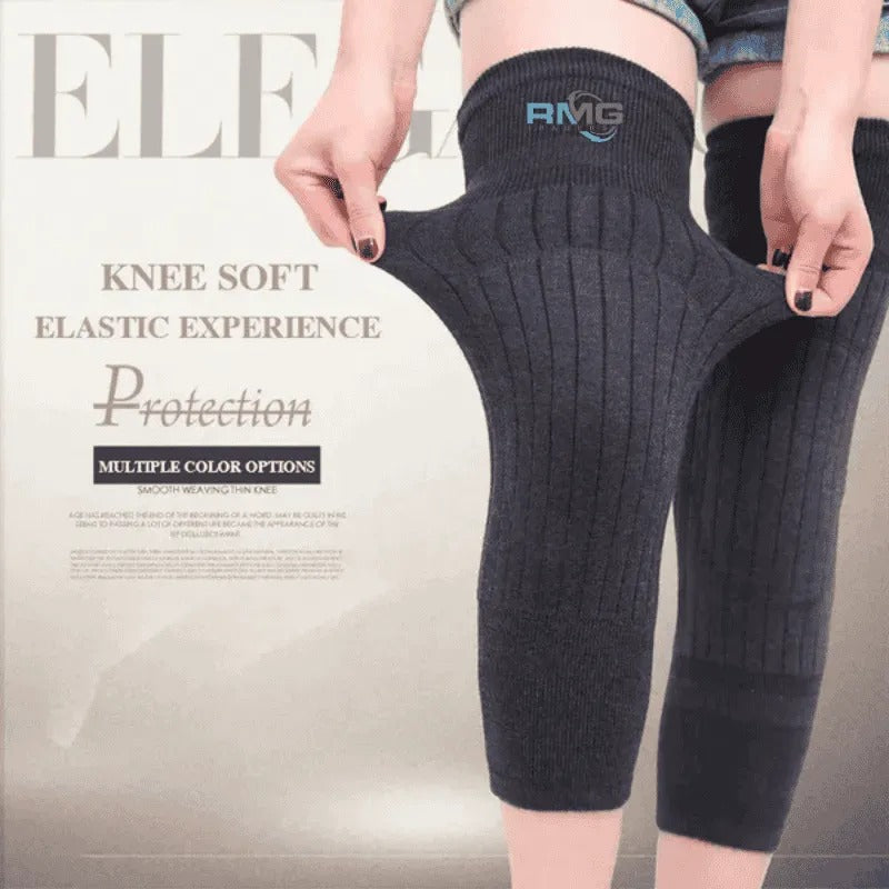 1Pair Unisex Winter Wool Elastic STRAP Knee Brace Pads Leg Warmers