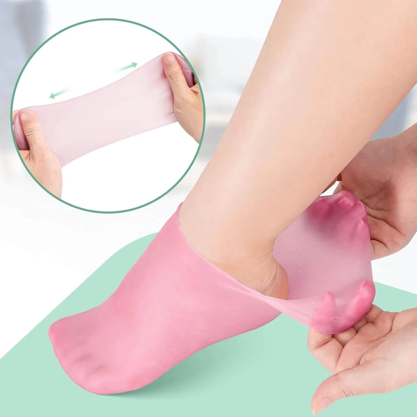 ✨(1 Pair) Deep Hydration Silicone Moisturizing Socks 👣